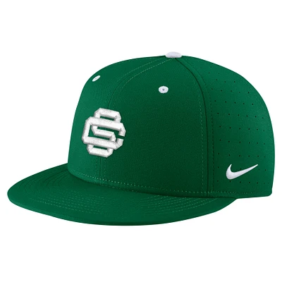 Casquette de performance ajustée pour la Saint-Patrick USC Trojans Nike verte homme