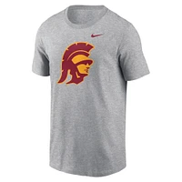 Men's Nike Heather Gray USC Trojans Primetime Alternate Logo T-Shirt