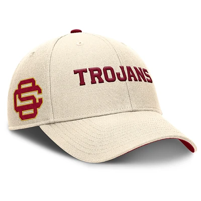 Casquette ajustable Nike Natural USC Trojans Primetime Rise pour homme
