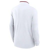Men's Nike  White USC Trojans Victory Performance Half-Zip Top