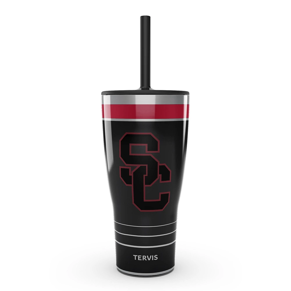 Tervis USC chevaux de Troie 30oz. Gobelet de jeu de nuit avec paille
