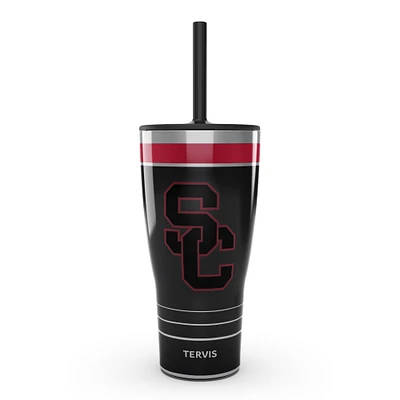 Tervis USC chevaux de Troie 30oz. Gobelet de jeu de nuit avec paille