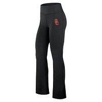 Women's Fanatics Black USC Trojans Training Camp Maxed Out Flare Leggings