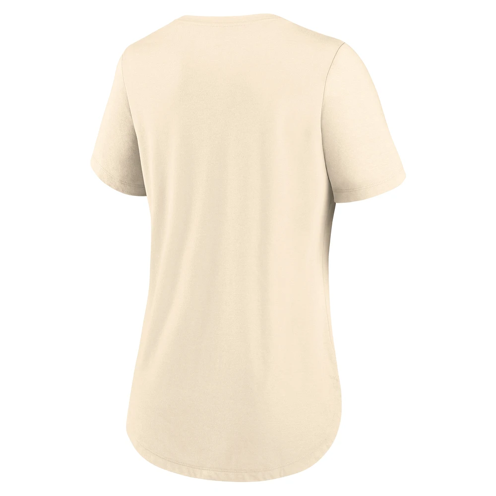 T-shirt Nike Tan Tri-Blend avec logo USC Trojans pour femme