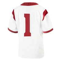 Youth Nike #1 White USC Trojans 1st Armored Division Old Ironsides Untouchable Football Jersey