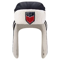 Men's New Era Navy USMNT Trapper Knit Hat