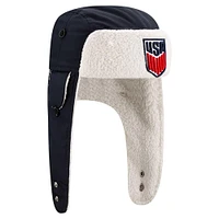 Men's New Era Navy USMNT Trapper Knit Hat