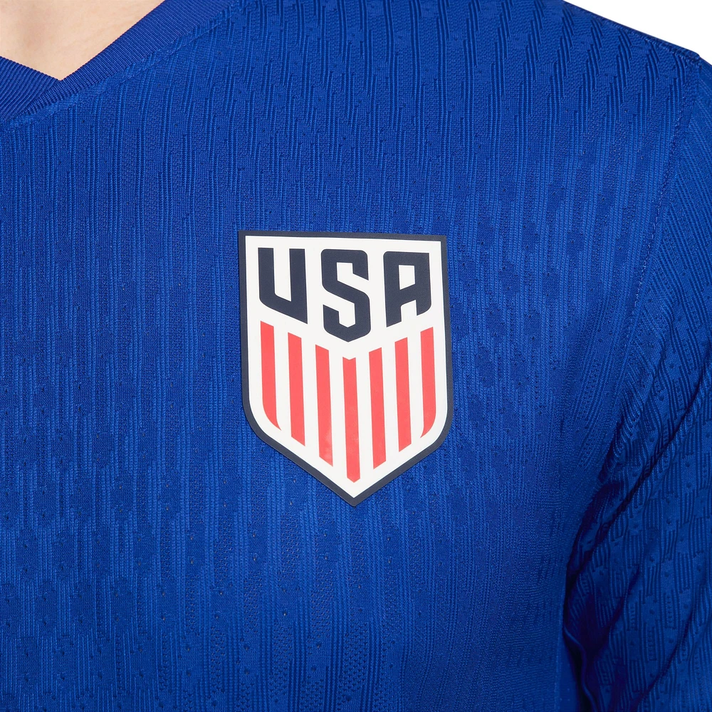 Men's Nike  Royal USMNT 2024 Away Authentic Jersey