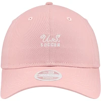 Women's New Era Pink USWNT Throwback 9TWENTY Adjustable Hat