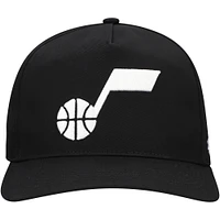 Men's '47 Black Utah Jazz Core Logo Hitch Adjustable Hat