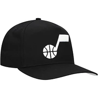 Men's '47 Black Utah Jazz Core Logo Hitch Adjustable Hat