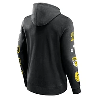 Men's Fanatics Black Utah Jazz Home Court Pullover Hoodie