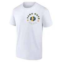 Men's Fanatics White Utah Jazz Street Collective T-Shirt