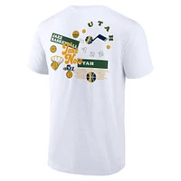 Men's Fanatics White Utah Jazz Street Collective T-Shirt