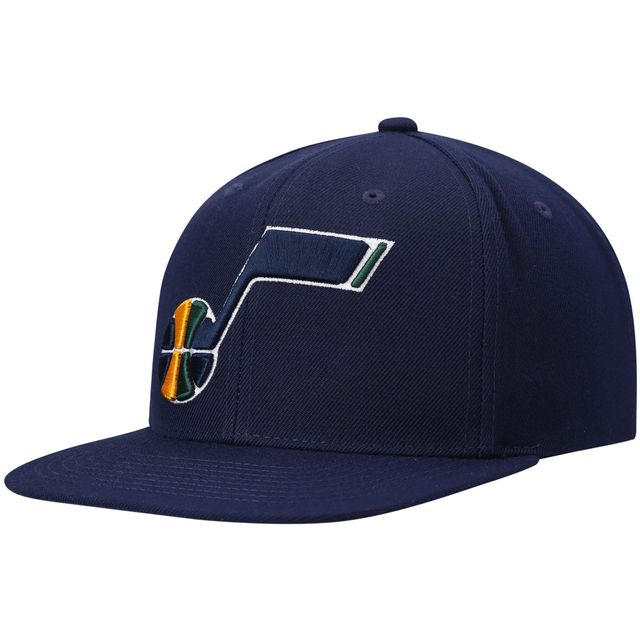 Casquette Snapback Utah Jazz Ground 2.0 bleu marine Mitchell & Ness pour homme