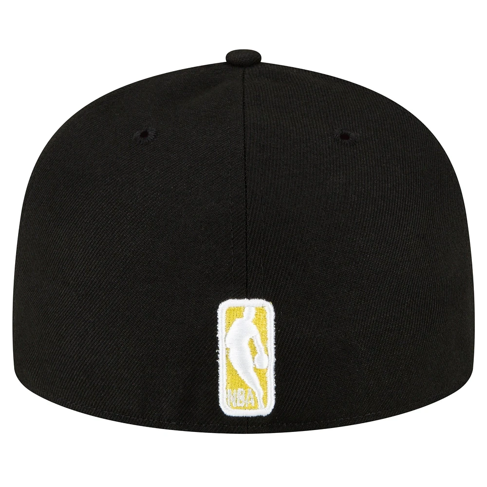 Men's New Era Black Utah Jazz 59FIFTY Fitted Hat