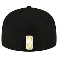 Men's New Era Black Utah Jazz 59FIFTY Fitted Hat