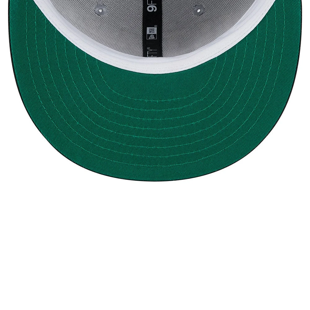 Men's New Era Gray/Black Utah Jazz Tip-Off Two-Tone 9FIFTY Snapback Hat
