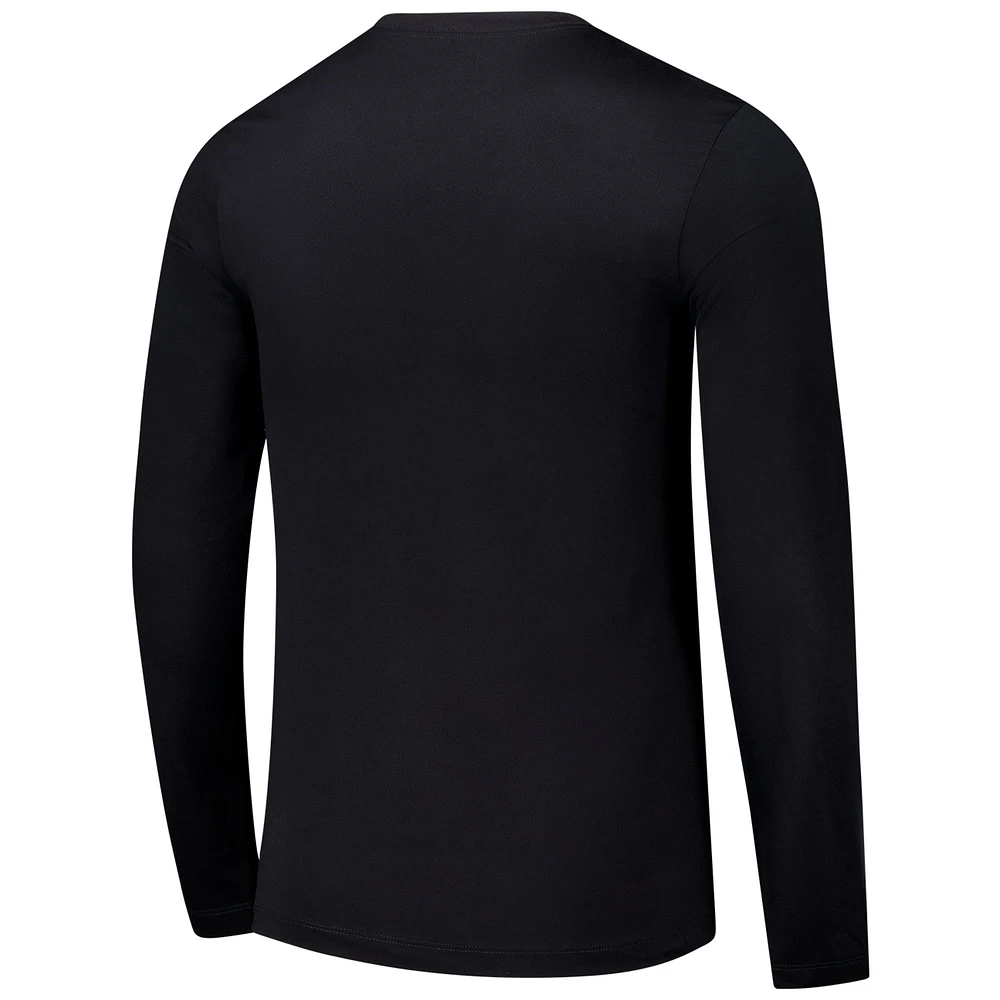 T-shirt d'entraînement à manches longues Nike Legend On-Court pour homme, noir, Utah Jazz 2024/25