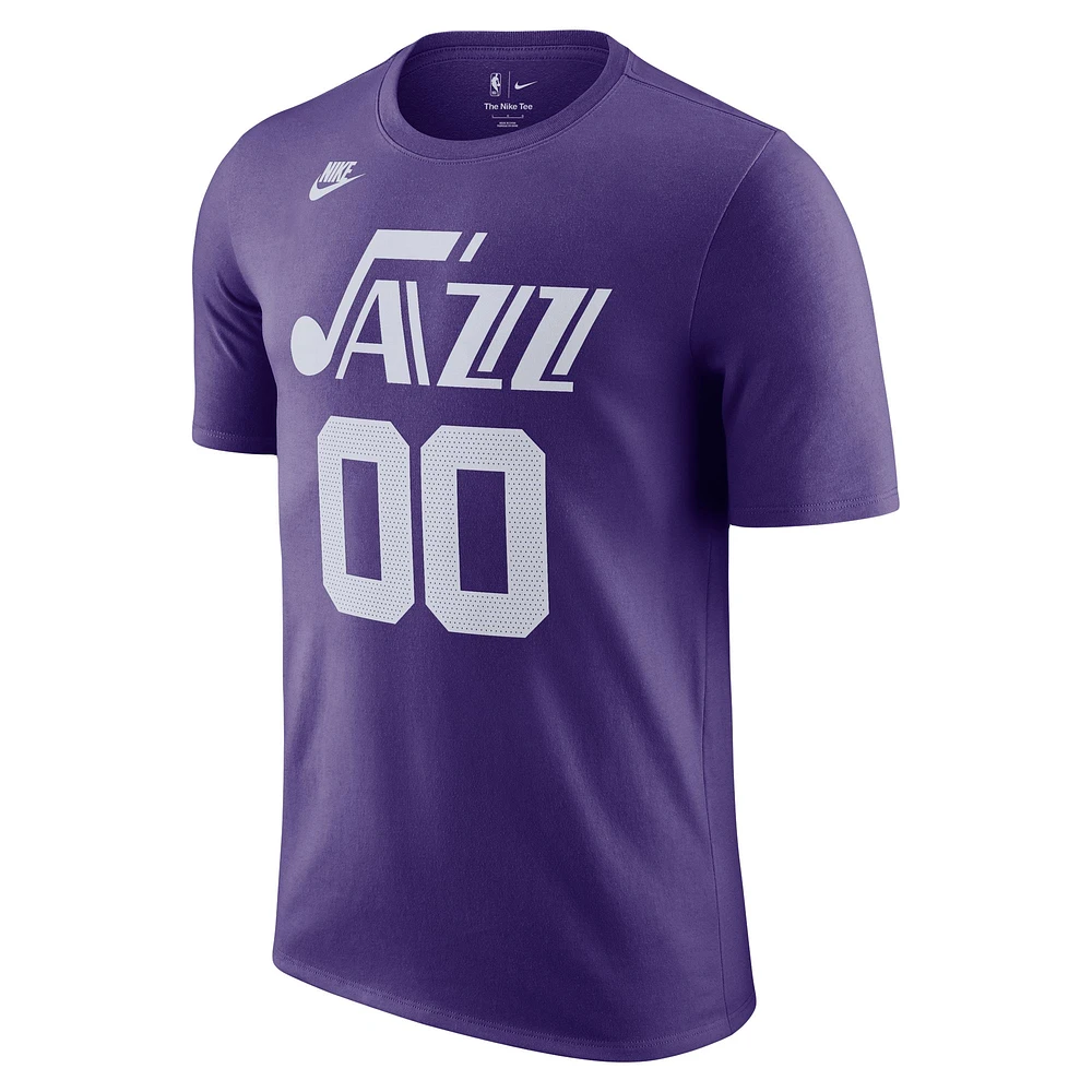 Men's Nike Jordan Clarkson Purple Utah Jazz