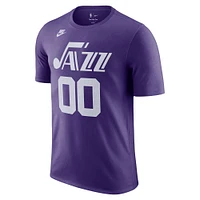 Men's Nike Jordan Clarkson Purple Utah Jazz