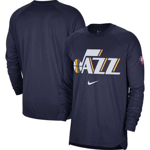 T-shirt à manches longues raglan Nike Utah Jazz 75th Anniversary pour homme