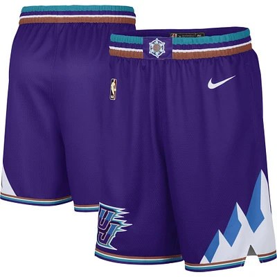 Men's Nike Purple Utah Jazz 2022/23 Classic Edition Swingman Performance Shorts