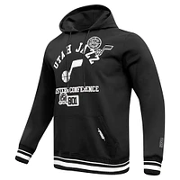 Men's Pro Standard Black Utah Jazz Area Code Pullover Hoodie