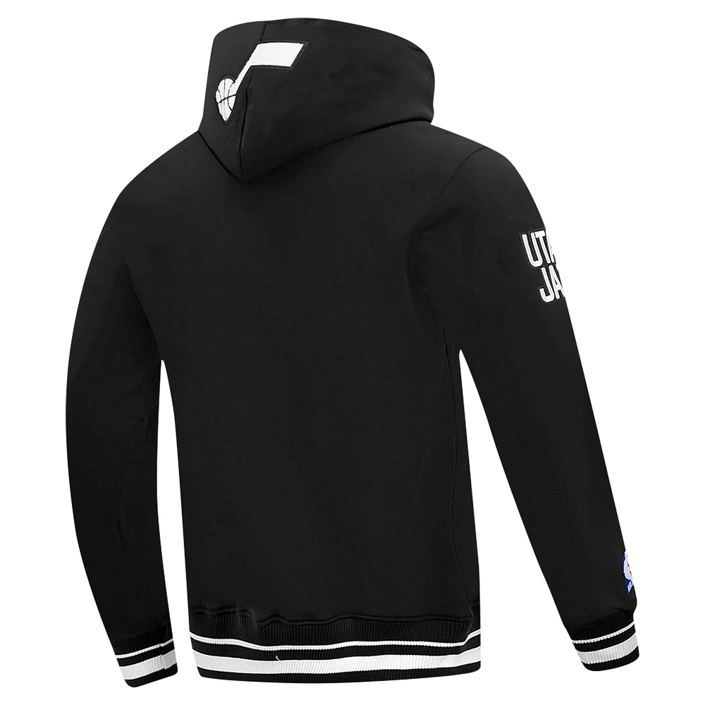 Men's Pro Standard Black Utah Jazz Area Code Pullover Hoodie