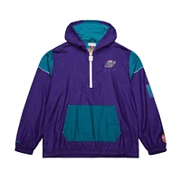 Unisex Mitchell & Ness  Purple Utah Jazz Hardwood Classics Team OG 3.0 Anorak Half-Zip Windbreaker Jacket