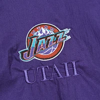 Unisex Mitchell & Ness  Purple Utah Jazz Hardwood Classics Team OG 3.0 Anorak Half-Zip Windbreaker Jacket