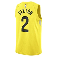 Unisex Nike Collin Sexton Gold Utah Jazz Swingman Jersey - Icon Edition