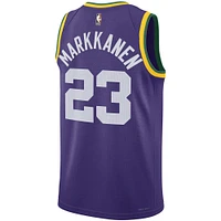 Unisex Nike Lauri Markkanen Purple Utah Jazz 2023/24 Swingman Replica Jersey - Classic Edition