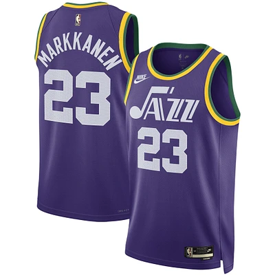 Unisex Nike Lauri Markkanen Purple Utah Jazz 2023/24 Swingman Replica Jersey - Classic Edition