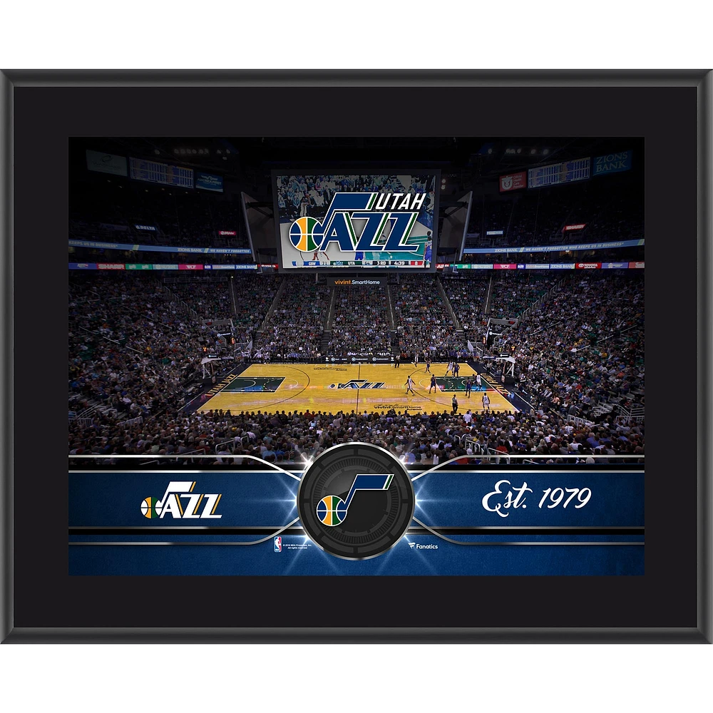 Utah Jazz 10.5" x 13" Sublimated Team Plaque