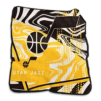 Utah Jazz 50" x 60" Swirl Raschel Throw Blanket