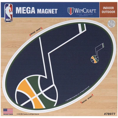 Méga aimant Utah Jazz 6" x 6"