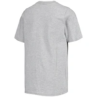Youth Mitchell & Ness John Stockton Gray Utah Jazz Hardwood Classics King of the Court Player T-Shirt