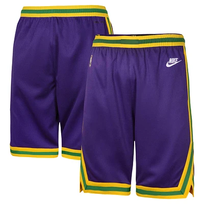 Short Nike Violet Utah Jazz Classic Edition Swingman pour Jeunes