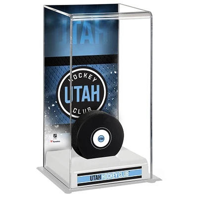  NHL Utah Deluxe Tall Hockey Puck Display Case