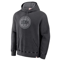 Men's Fanatics Black Utah Hockey Club Made Canada Fleece Pullover Hoodie