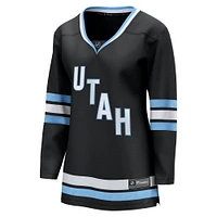 Women's Fanatics  Black Utah Hockey Club Premier Breakaway Home Jersey