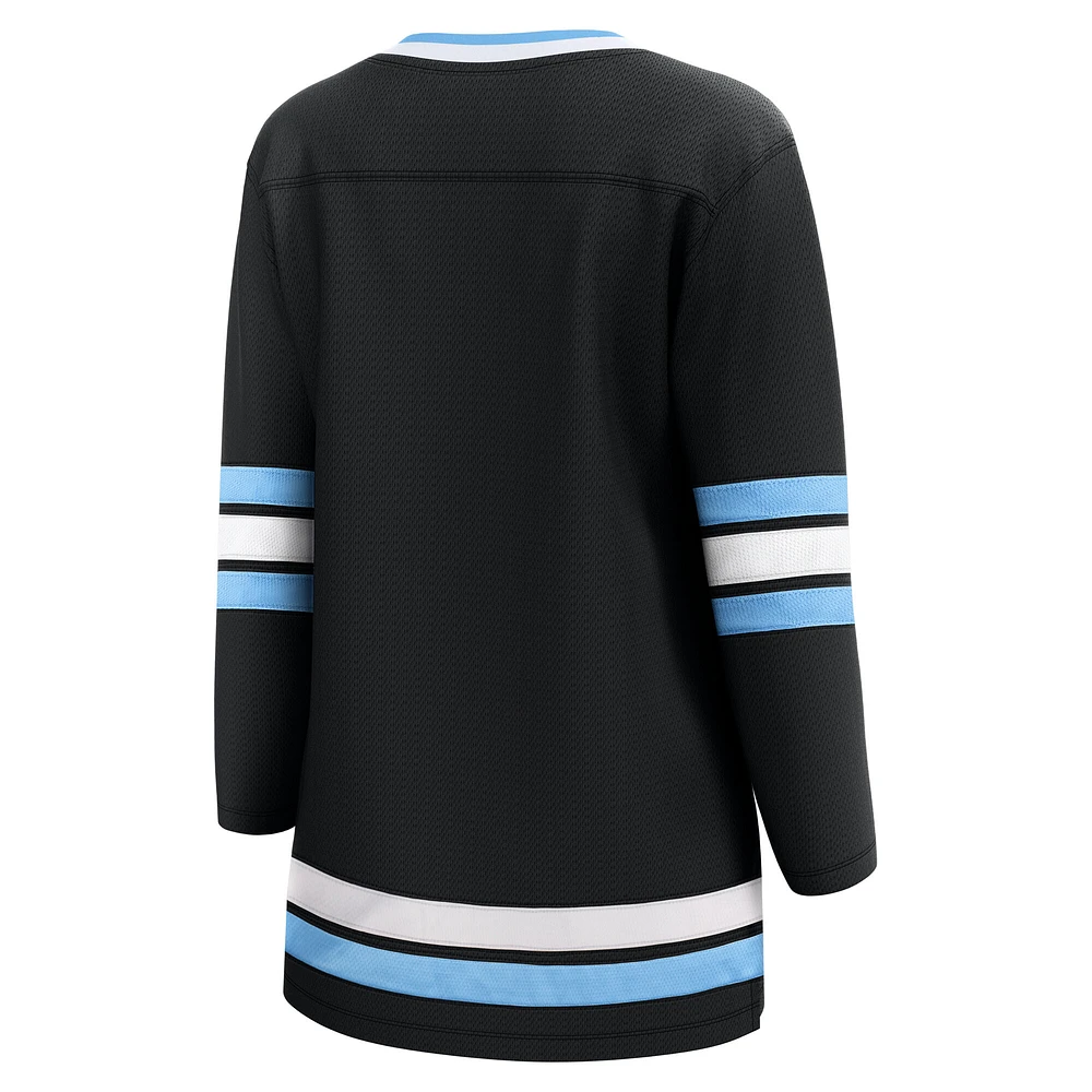 Women's Fanatics  Black Utah Hockey Club Premier Breakaway Home Jersey