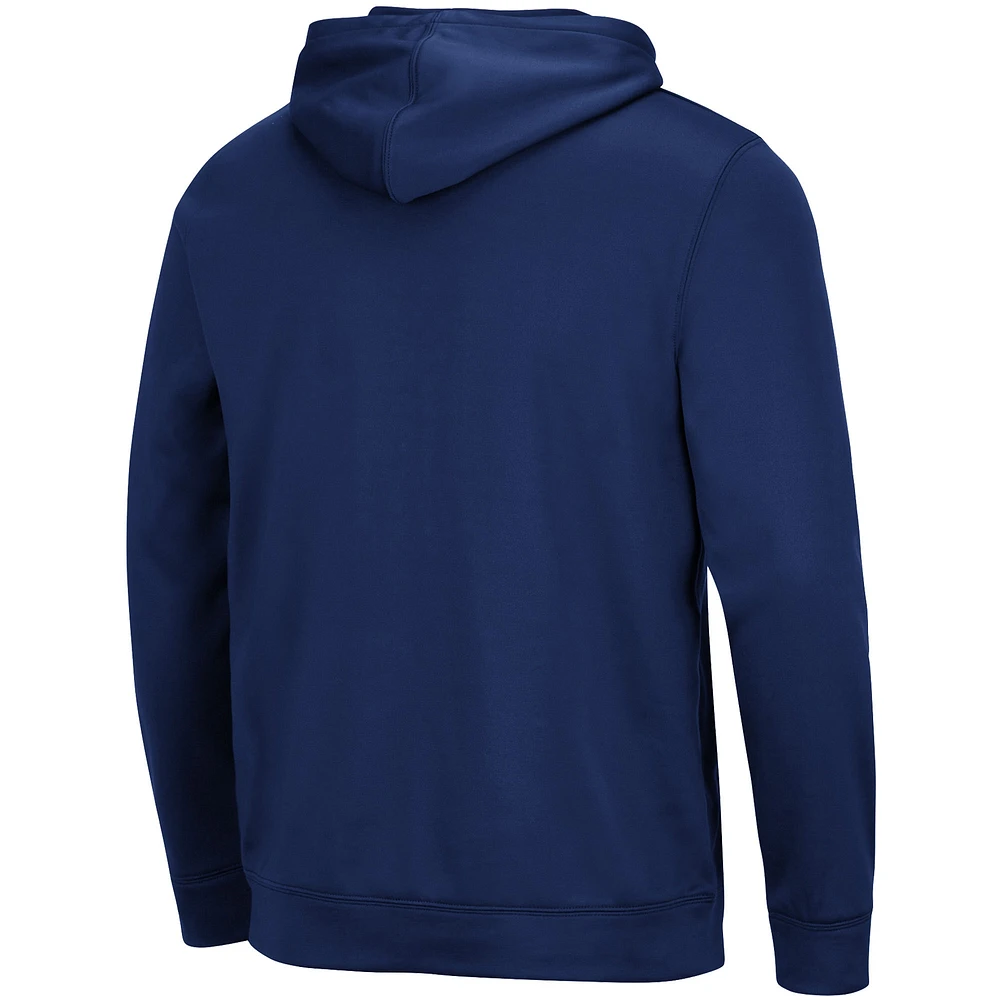 Men's Colosseum Navy Utah State Aggies Lantern Pullover Hoodie