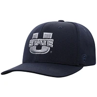 Men's Top of the World True Navy Utah State Aggies Reflex Flex Hat