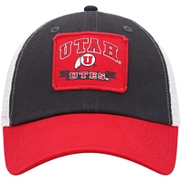 Men's Colosseum  Charcoal Utah Utes Objection Snapback Hat