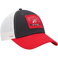 Men's Colosseum  Charcoal Utah Utes Objection Snapback Hat