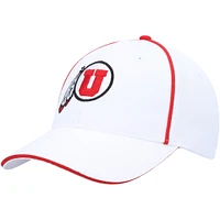 Men's Colosseum  White Utah Utes Take Your Time Snapback Hat