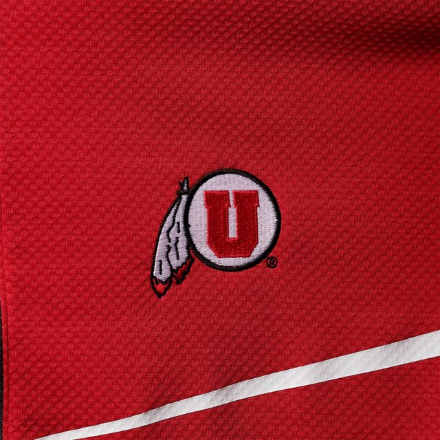 Veste Columbia Red Utah Utes Scorecard Quarter-Zip pour homme