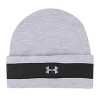 Men's Under Armour  Gray Utah Utes Jacquard Cuffed Knit Hat